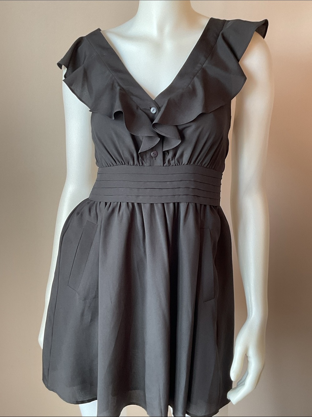 BCBGeneration Ruffle Mini Dress - Picture 2 of 9